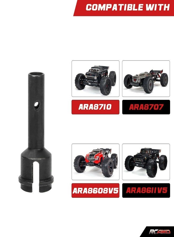 RCAWD 2x #45 Steel Wheel Axle (8X45MM) for Arrma 6S Kraton Notorious Outcast RTR EXB Upgrade Parts - Image 4